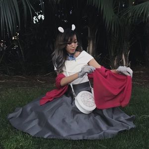 White off the shoulder top